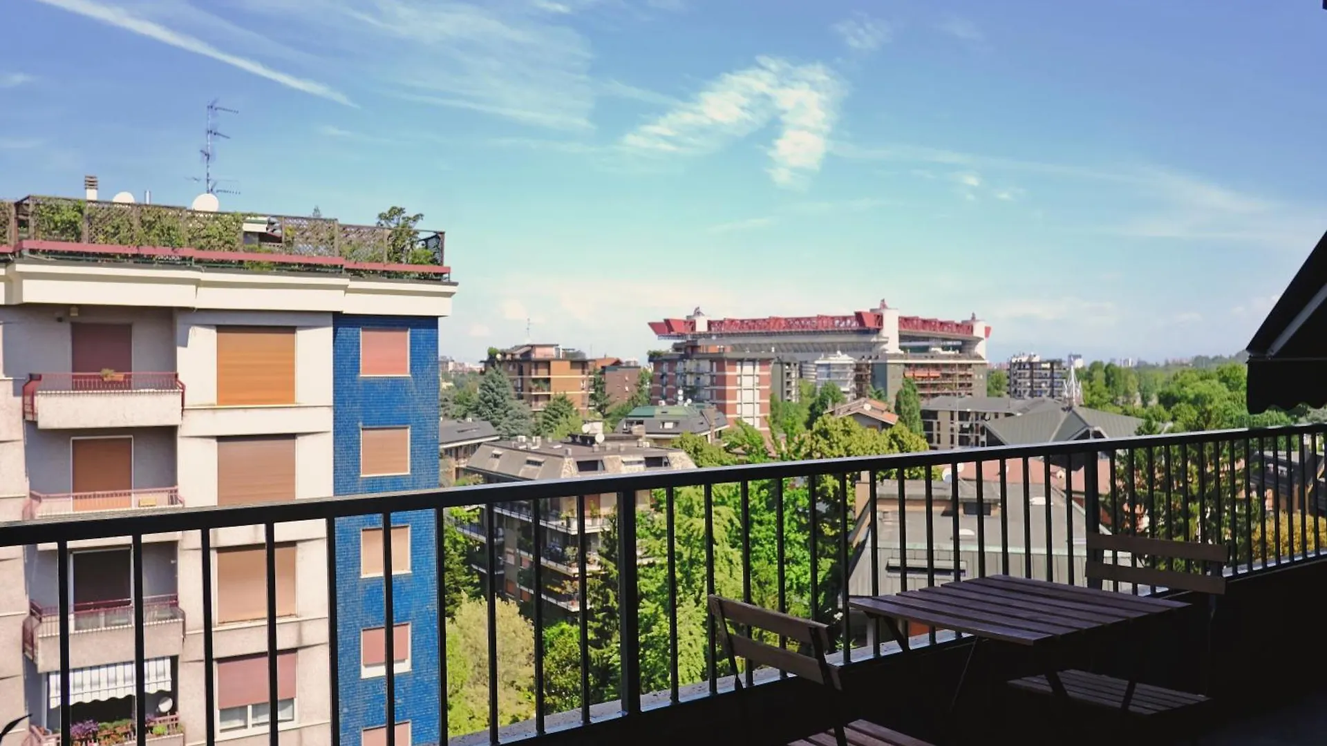 Apartment Ferienwohnung Bwr - Elegant Loft With Terrace, San Siro Mailand